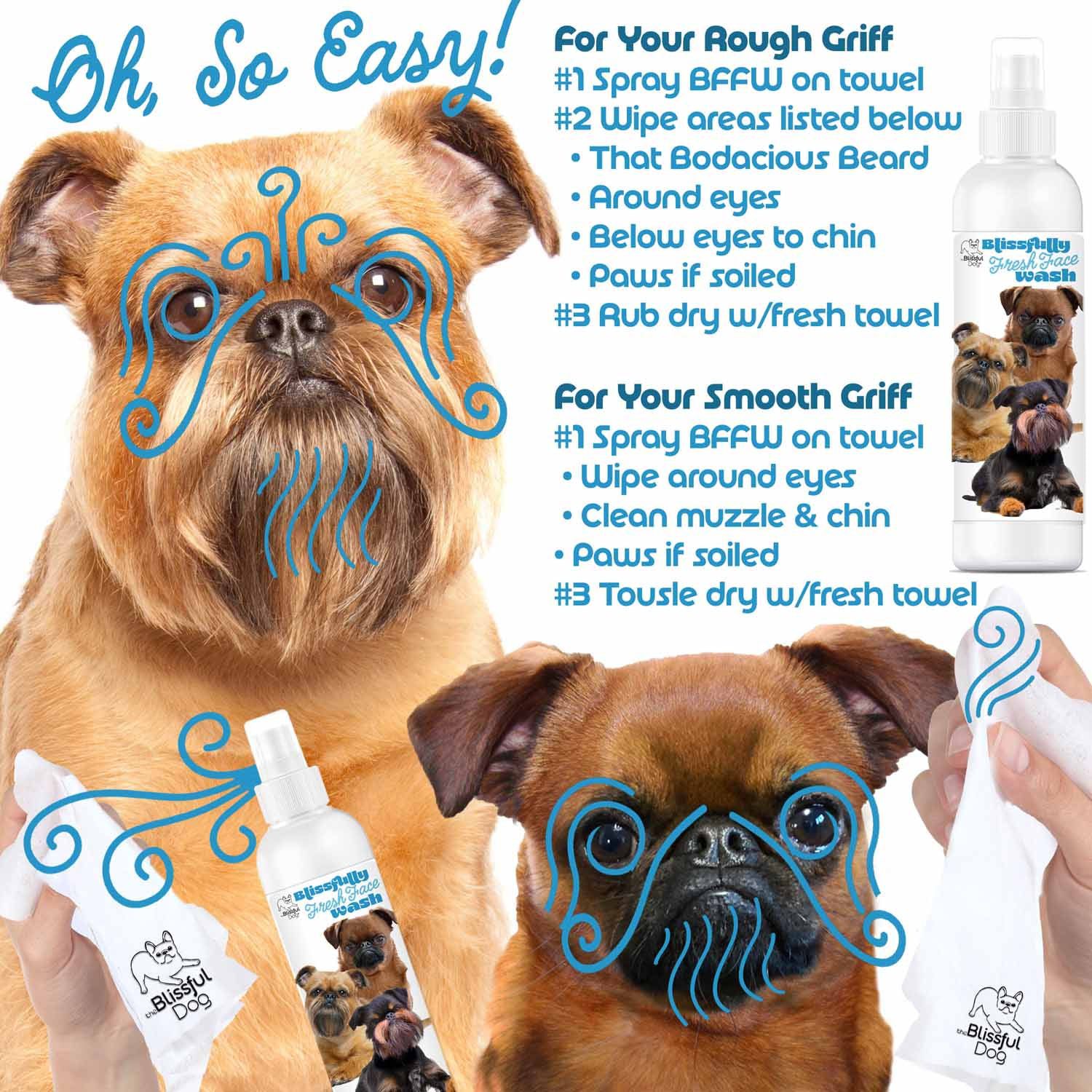 cleaning brussels griffon faces